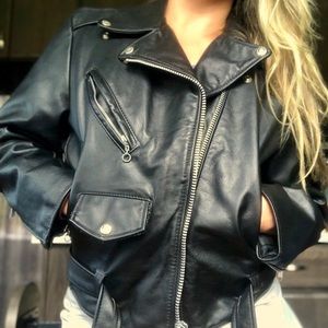 Vintage 60’s 70’s Excelled Leather Biker Jacket